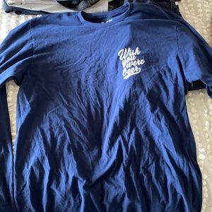 XL Wish You We’re Beer Shirt